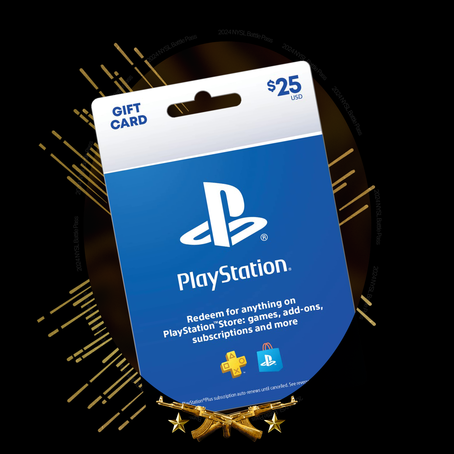 $25 Gift Card to Playstation Store